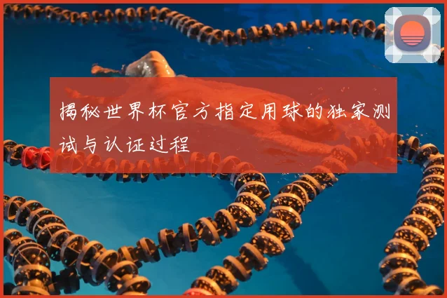 揭秘世界杯官方指定用球的独家测试与认证过程