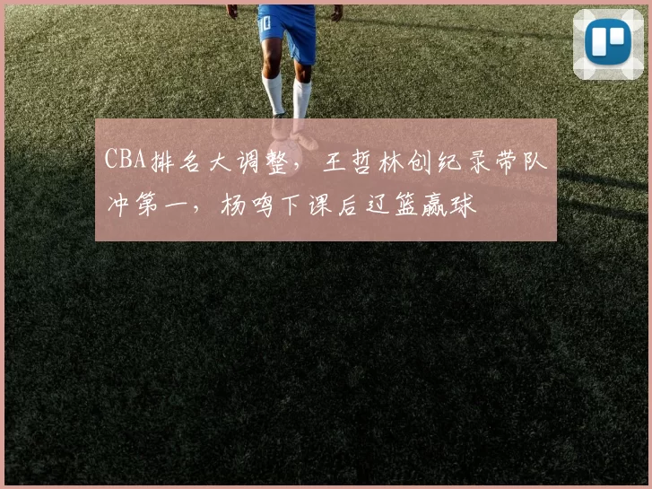 CBA排名大调整，王哲林创纪录带队冲第一，杨鸣下课后辽篮赢球